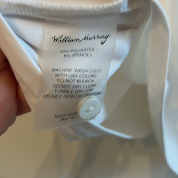 William Murray Golf Preppy Short Sl eve Shirt Sz L - Picture 7 of 7